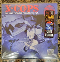 X-COPS (GWAR) You Have the Right to Remain Silent LP RSD BF 2023 Pressed on Red Vinyl LP