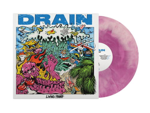 Drain Living Proof Pressed on Limited Edition Colored Vinyl LP