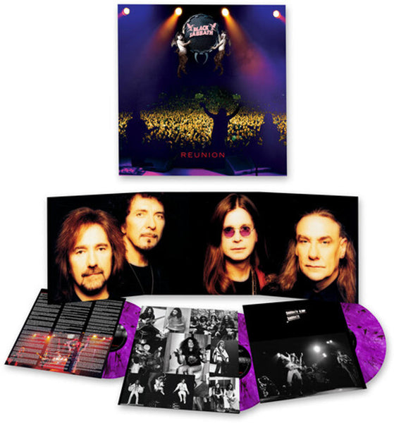 Black Sabbath Reunion: Live From the 1997 Reunion Tour Pressed on Purple Smoke Vinyl 3 LP Set