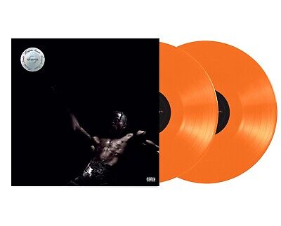 Travis Scott UTOPIA Pressed on Translucent Orange Vinyl 2 LP Set