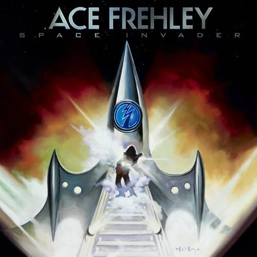 Ace Frehley Space Invader Limited Edition Includes Download Pressed on 180 Gram Clear & Tangerine Colored Vinyl (45 RPM) 2 LP Set
