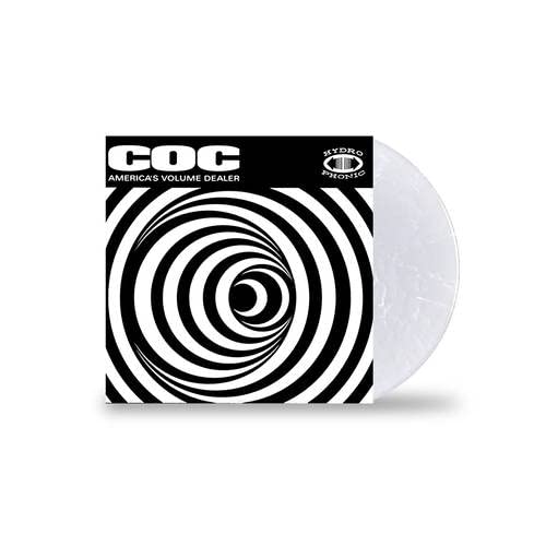 Corrosion of Conformity America's Volume Dealer Pressed on Clear with White Swirl Vinyl LP