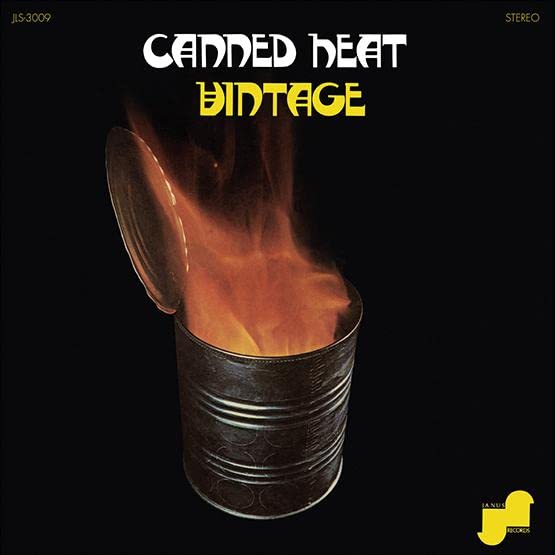 Canned Heat Vintage RSD 2023 Collector's Edition Includes Original Album Art, Printed Inner Sleeve, & Original Record Labels Red and Black Splatter Vinyl LP