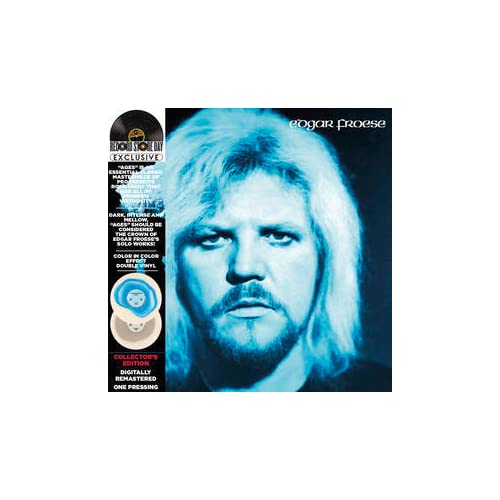 Edgar Froese Ages RSD 2023 Collector's Edition Digitally Remastered Color in Color Effect Vinyl 2 LP Set