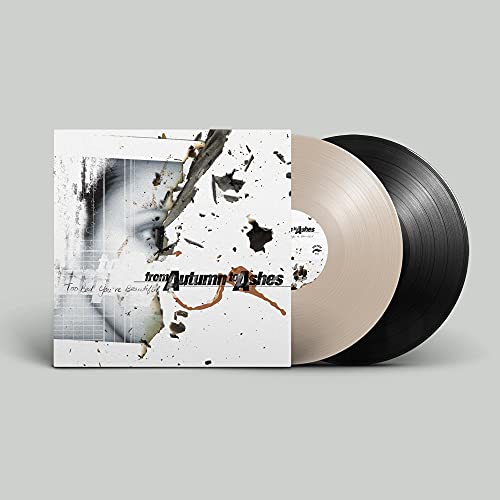 From Autumn to Ashes Too Bad You're Beautiful Retail Exclusive 20 Year Anniversary Pressing Limited to 2,000 Copies Bone & Black Colored Vinyl 2 LP Set