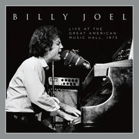 Billy Joel Live At The Great American Music Hall, 1975 RSD Mixed and Mastered Pressed on Limited Edition Opaque Gray Vinyl 2 LP Set