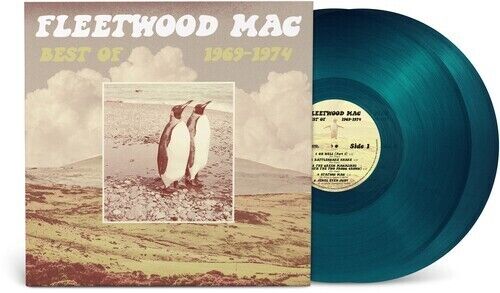 Fleetwood Mac Best of 1969-1974 Pressed on Sea Blue Vinyl 2 LP Set