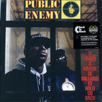 Public Enemy It Takes A Nation Of Millions To Hold Us Back Includes MP3 Download Pressed on 180 Gram Heavyweight Vinyl LP