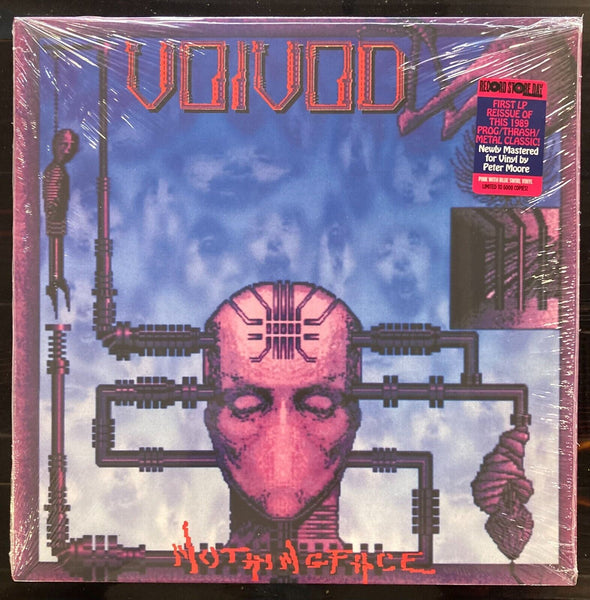 Voivod Nothingface Limited to 6,000 Copies Newly Mastered Pressed on Pink with Blue Swirl Vinyl LP