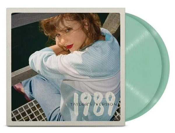 Taylor Swift 1989 (Taylor's Version) Aquamarine Green Vinyl Edition Includes 5 Previously Unreleased Songs & Unique Photos 2 LP Set