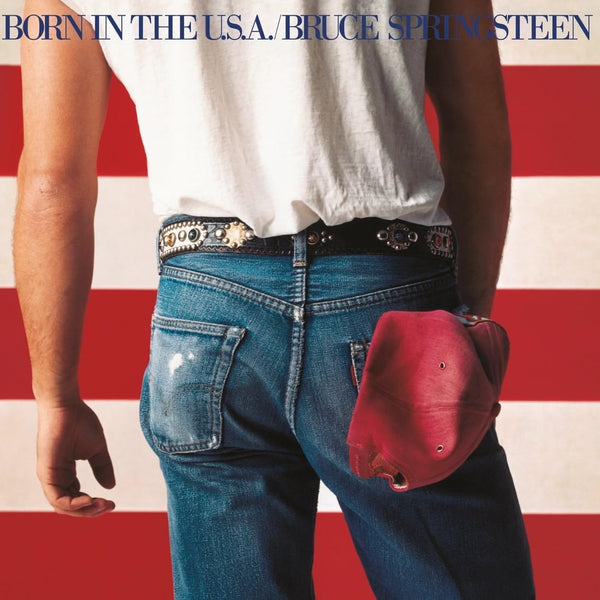 Bruce Springsteen Born In The U.S.A. 40th Anniversary Edition Includes Exclusive Lithograph & Booklet Pressed on Translucent Red Vinyl LP