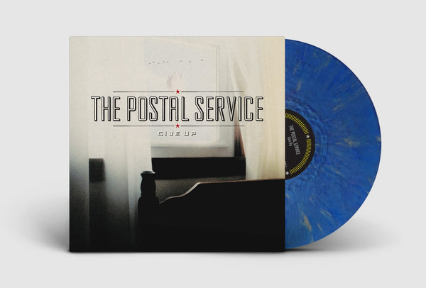 Postal Service Give Up 20th Anniversary Edition Pressed on Blue with Metallic Silver Vinyl LP