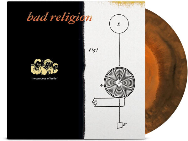 Bad Religion The Process of Belief Anniversary Edition Pressed on Orange Black Galaxy Vinyl LP