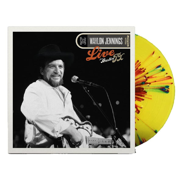 Waylon Jennings Live From Austin, TX ‘84 Limited Edition Color Exclusive Vinyl LP