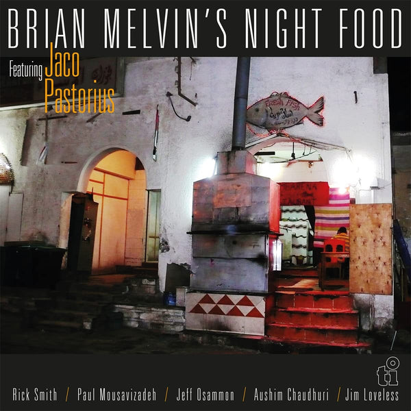 Brian Melvin's Night Food "Night Food" Featuring Jaco Pastorius Limited Edition of 1,000 Numbered Copies (Number 443) Pressed on 180 Gram Audiophile Yellow Colored Vinyl LP