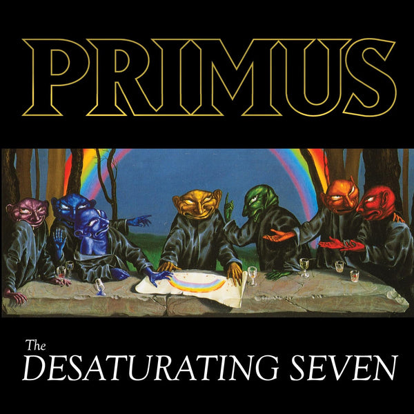 Primus The Desaturating Seven 7th Anniversary Edition Pressed on Midnight Rainbow Splatter Vinyl LP