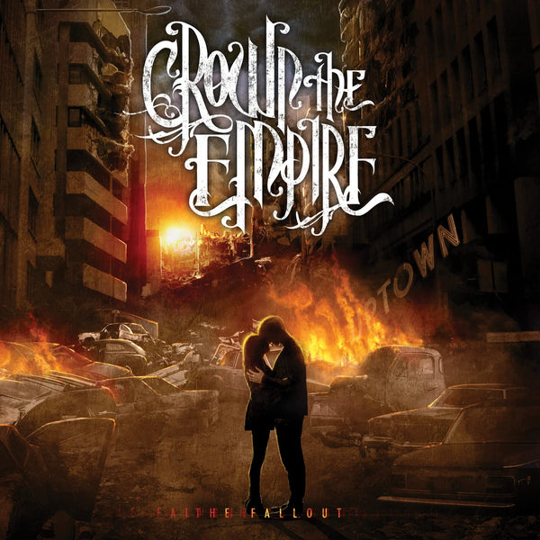 Crown the Empire The Fallout Pressed on Clear with Black Smoke & Orange Splatter Vinyl LP