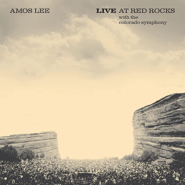 Amos Lee Live At Red Rocks With The Colorado Symphony Limited Edition (45 RPM) Pressed on Cream/ Silver Splatter Vinyl 2 LP Set