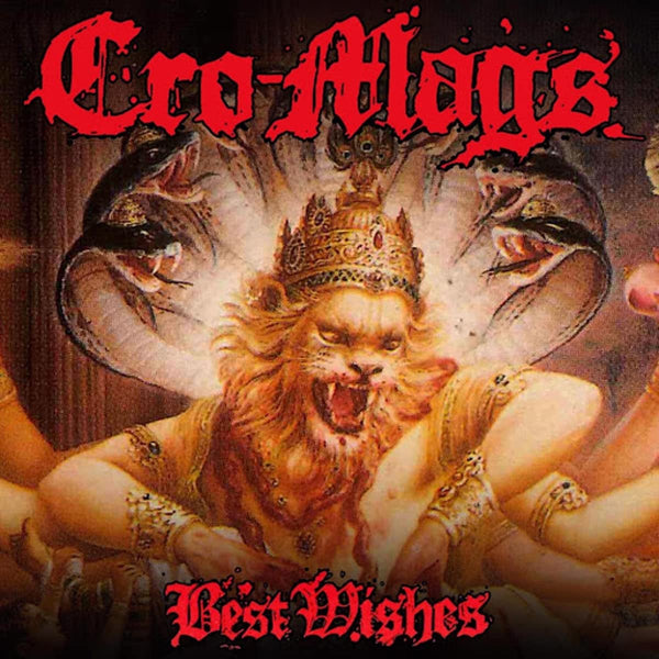 Cro-Mags Best Wishes Pressed on Limited Crystal Clear with Multi-color Splatter Vinyl LP