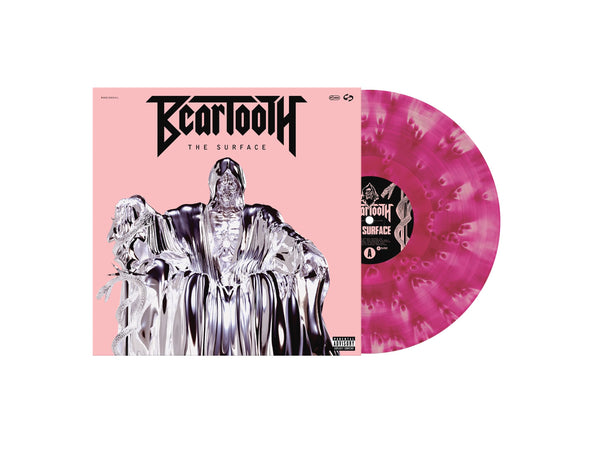 Beartooth The Surface Pressed on Ultraclear with Pink Cloudy Effect Vinyl LP