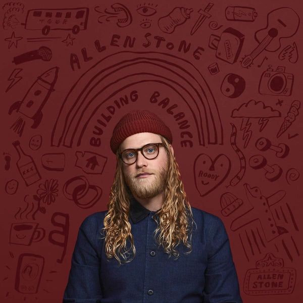 Allen Stone Building Balance Includes Download Pressed on Clear Vinyl LP