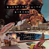 Sleeping With Sirens Complete Collapse Includes Download Card Pressed on Easter Yellow & Translucent Orange Galaxy Vinyl Gatefold LP