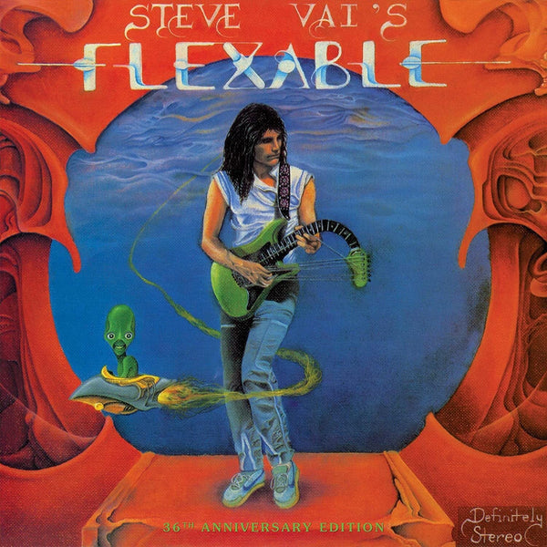 Steve Vai Flex-Able 36th Anniversary Edition Remastered Clear Vinyl LP