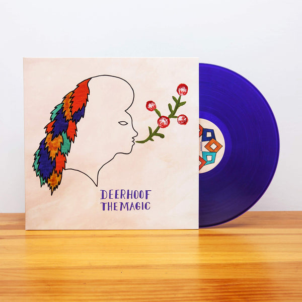 Deerhoof The Magic Includes Download Pressed on Clear Purple Vinyl LP