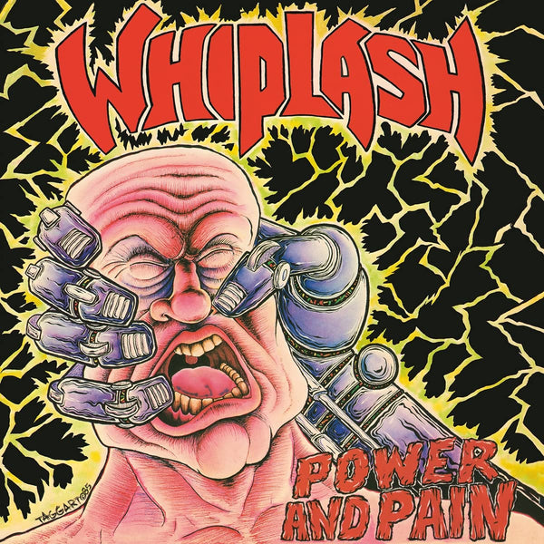 Whiplash Power & Pain Limited Edition of 2,000 Individually Numbered Copies Pressed on 180 Gram Audiophile Silver Colored Vinyl LP