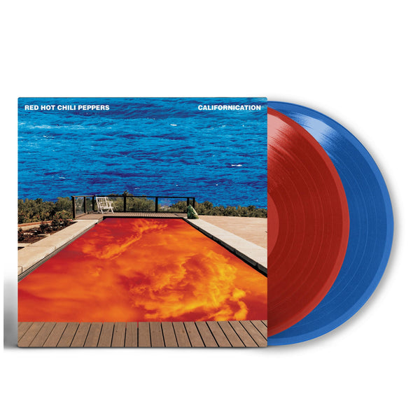 Red Hot Chili Peppers Californication 25th Anniversary Limited Edition Pressed on Red & Ocean Blue Vinyl 2 LP Set