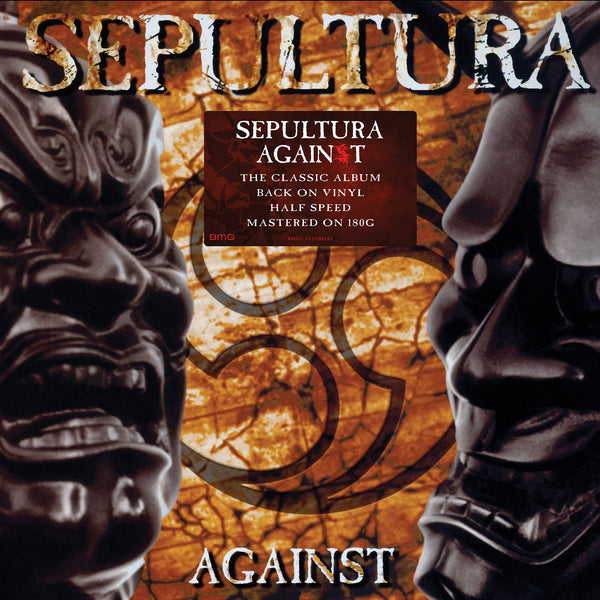 Sepultura Against Half Speed Pressed on 180 Gram Vinyl LP