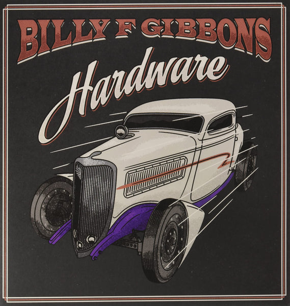 Billy F. Gibbons Hardware Indie Retail Exclusive Pressed on Candy Apple Red Vinyl LP