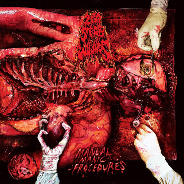 200 Stab Wounds Manual Manic Procedures (Disfigured Face) Pressed on Purple/ Pink Color in Color Vinyl LP