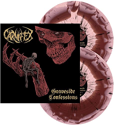 Carnifex Graveside Confessions Limited to 1,500 Red & Pink Swirl w Black Splatter Vinyl 2 LP Set