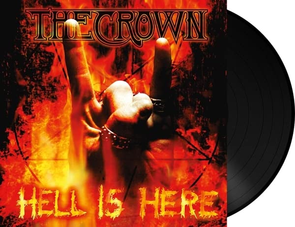 The Crown Hell Is Here Original Artwork Lyric/Photo Insert & Large Poster 180 Gram Black Vinyl LP