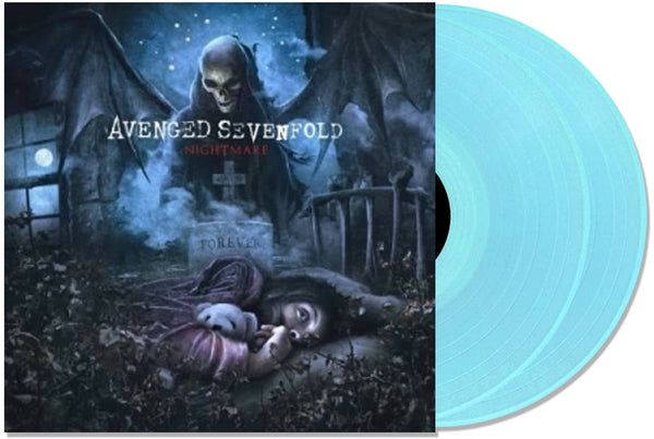 Avenged Sevenfold Nightmare Transparent Blue Vinyl Ltd Ed LP