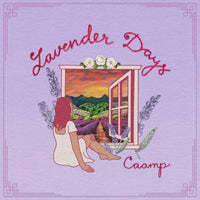 Caamp Lavender Days Includes Poster Pink and Purple Galaxy Swirl Vinyl LP