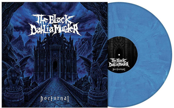 Black Dahlia Murder Nocturnal 10th Anniversary Re-Issue Blue White Marbled Vinyl LP