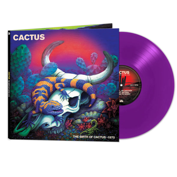 Cactus The Birth Of Cactus - 1970 Limited Edition Purple Vinyl LP