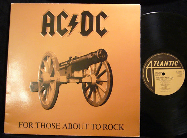 AC/DC For Those About to Rock We Salute You LP
