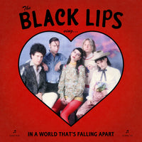 Black Lips Sing In A World That's Falling Apart Limited Deluxe Edition Die Cut Spot Gloss Sleeve Bonus Poster & Download Card Red Vinyl LP