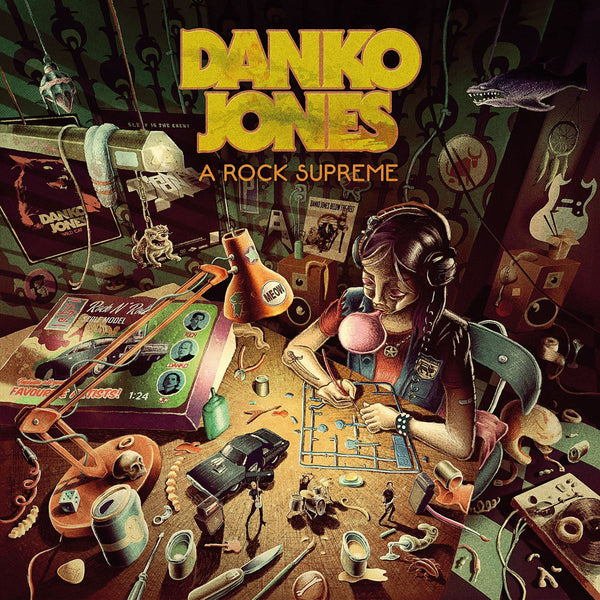 Danko Jones A Rock Supreme Includes Download Code Limited Edition Ice Blue Vinyl Limited to 750 Copies LP